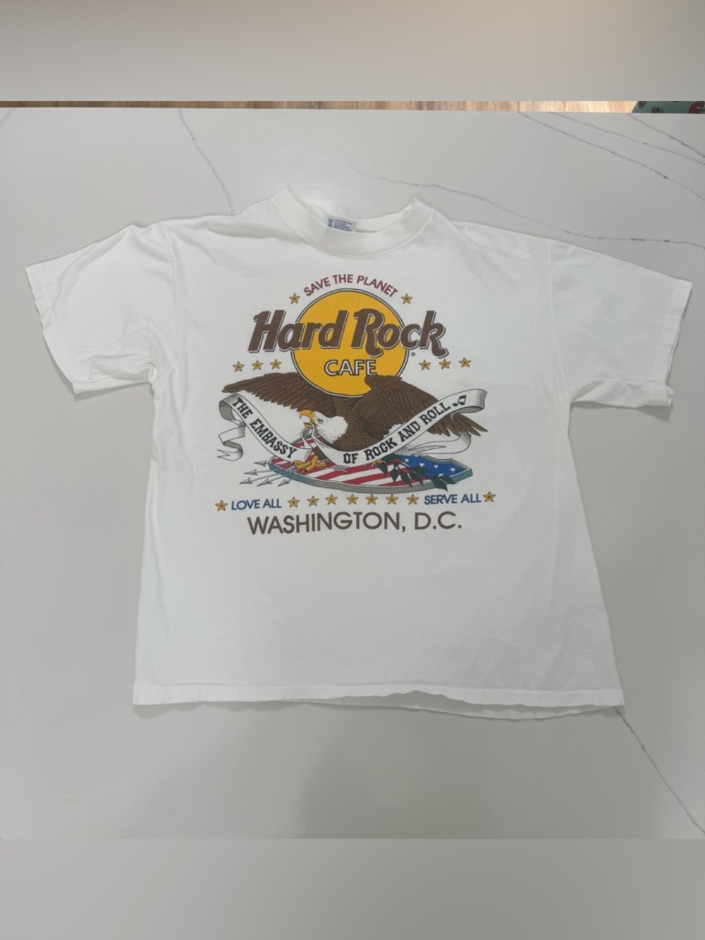Vintage 80s Hard Rock Cafe Washington D.C. Tee 🇺🇸